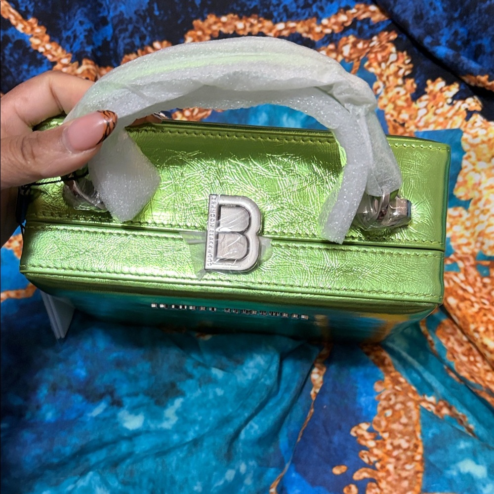 Brandon Blackwood Medium trunk Metallic Green Bag - Picture 6 of 6
